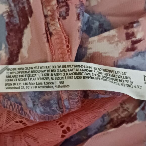 NEW Intimately FP First Date Print Sleeveless‎ Maxi Dress in Sweet Pink Combo, M - Picture 14 of 16